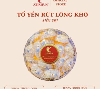 Tổ Yến Rút Lông Khô Siêu Sợi Hộp 100gr