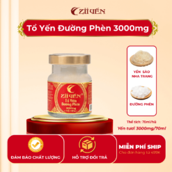 Yến Chưng Đường Phèn 3000mg Tổ Yến