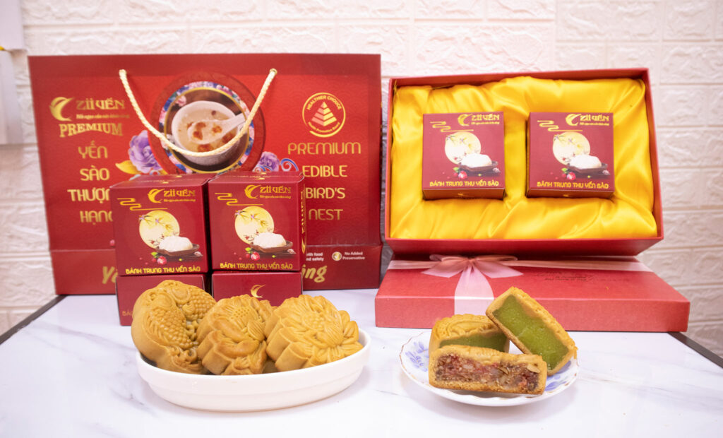 Bánh trung thu yến sào Zii Yến với hương vị hấp dẫn, chất lượng đảm bảo đến tay người tiêu dùng