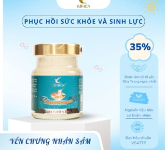 Yến Sào Chưng Sẵn Nhân Sâm (35% tổ yến)