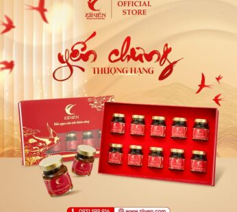 Hộp 10 Hũ Yến Chưng Tam Vị 3000mg Tổ Yến