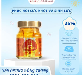 Yến Chưng Đông Trùng (25% tổ yến)