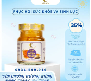 Yến Sào Chưng Đông Trùng Đường Kiêng (35% tổ yến)