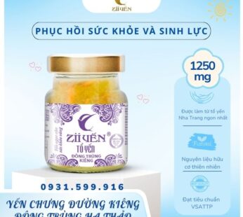 Yến Chưng Đông Trùng Đường Kiêng 1250mg Tổ Yến