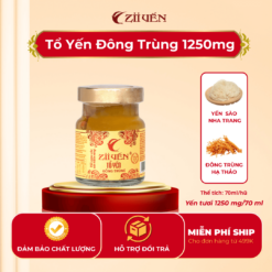 yến chưng đông trùng 1250mg