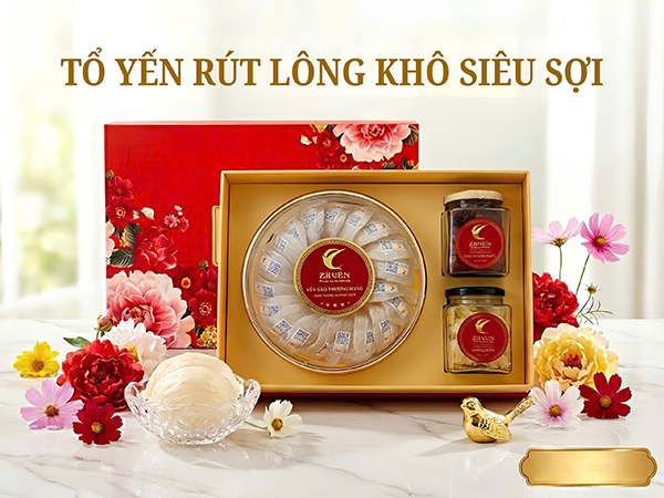 Hộp quà Rút Lông Khô Siêu Sợi 100gr