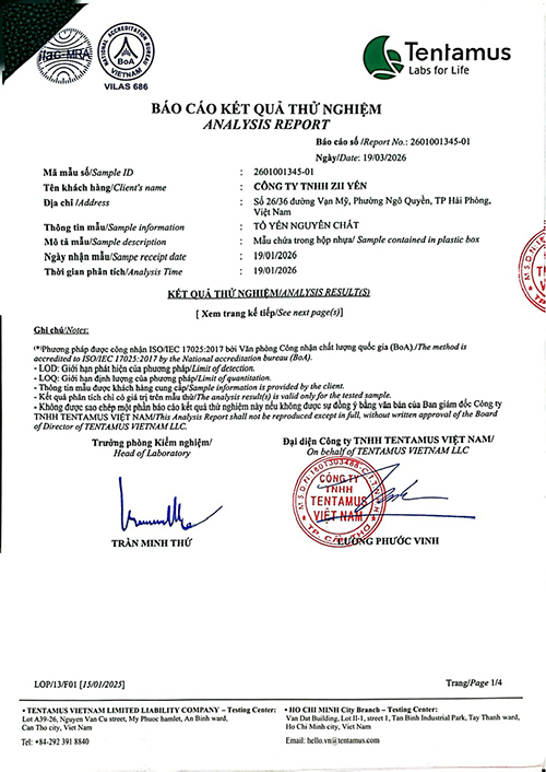 giây kiem nghiem yen to zii yen