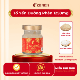 Yến chưng đường phèn 1250mg