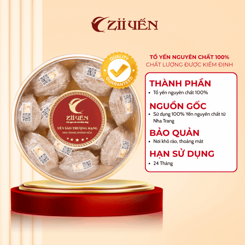 Tổ yến đảo rút lông khô