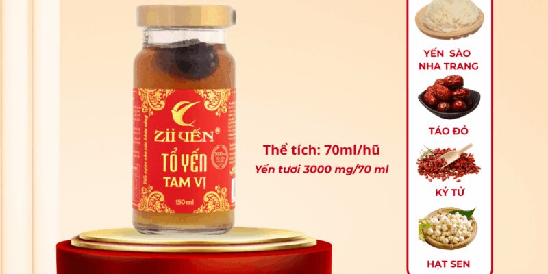 Yến chưng tam vị 150ml