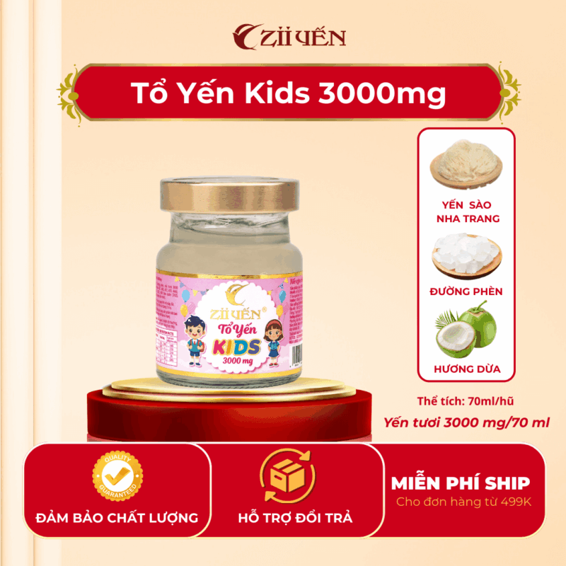 Yến chưng Kids 3000mg