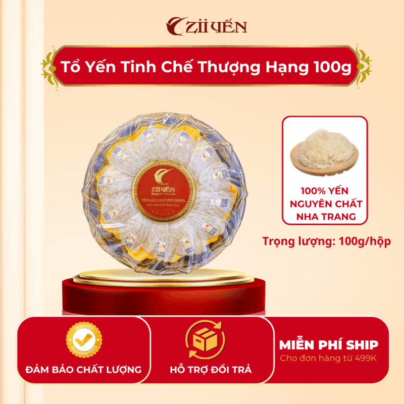 Tổ yến tinh chế thượng hạng