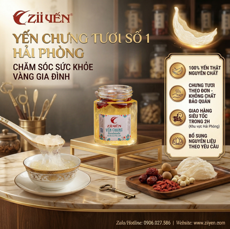 Yến chưng tươi Zii Yến