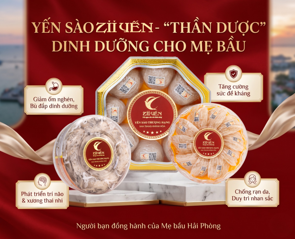 Yến sào Zii Yến - dinh dưỡng cho mẹ bầu