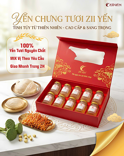 yen tuoi nguyen chat hai phong 70 ml hop qua bieu sep